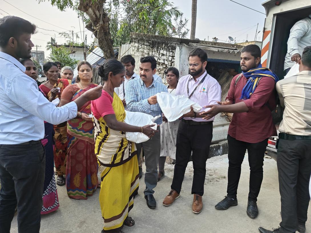 Michaung Cyclone-Hit Disaster Relief Activities